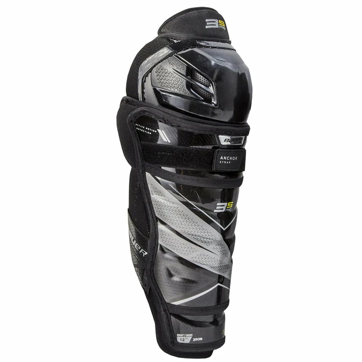 Bauer Supreme 3S Pro Junior Hockey Shin Guards (2021) 3 Bauer Supreme 3S Pro Junior Hockey Shin Guards (2021)